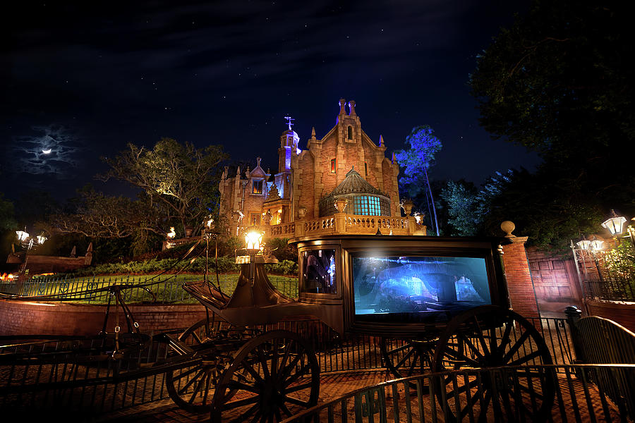 A Haunted Mansion Fantasy Photograph by Mark Andrew Thomas