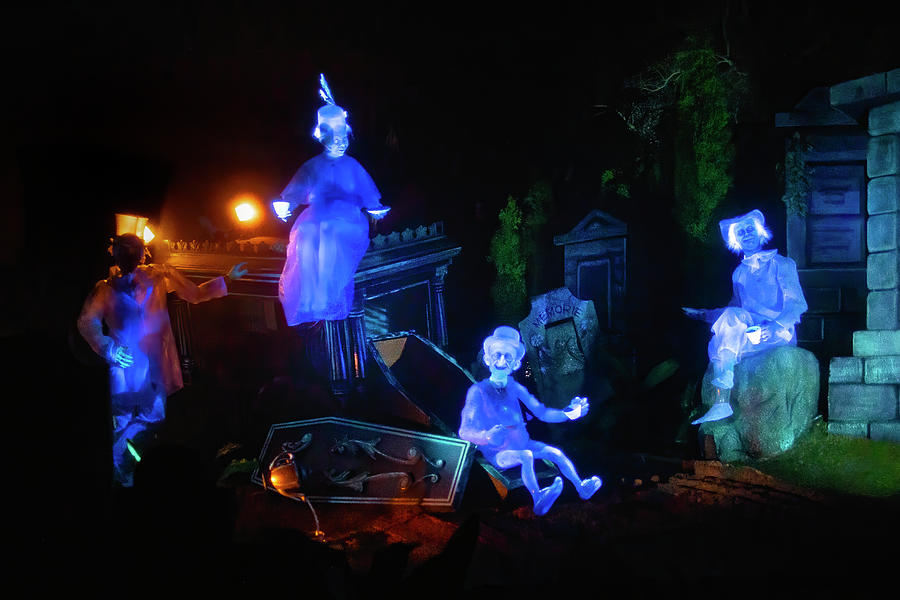 A Haunted Mansion Tea Party Photograph by Mark Andrew Thomas