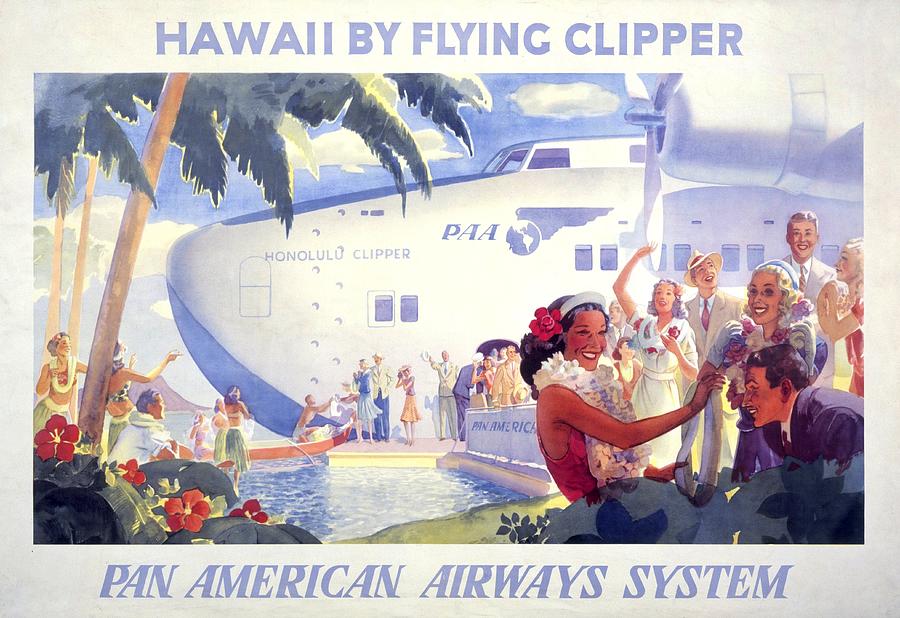 Vintage Painting - A Hawaiian Welcome by David Hinds