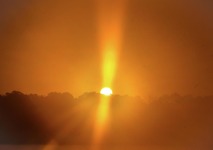 A Haziest Sunrise Photograph by Ed Williams