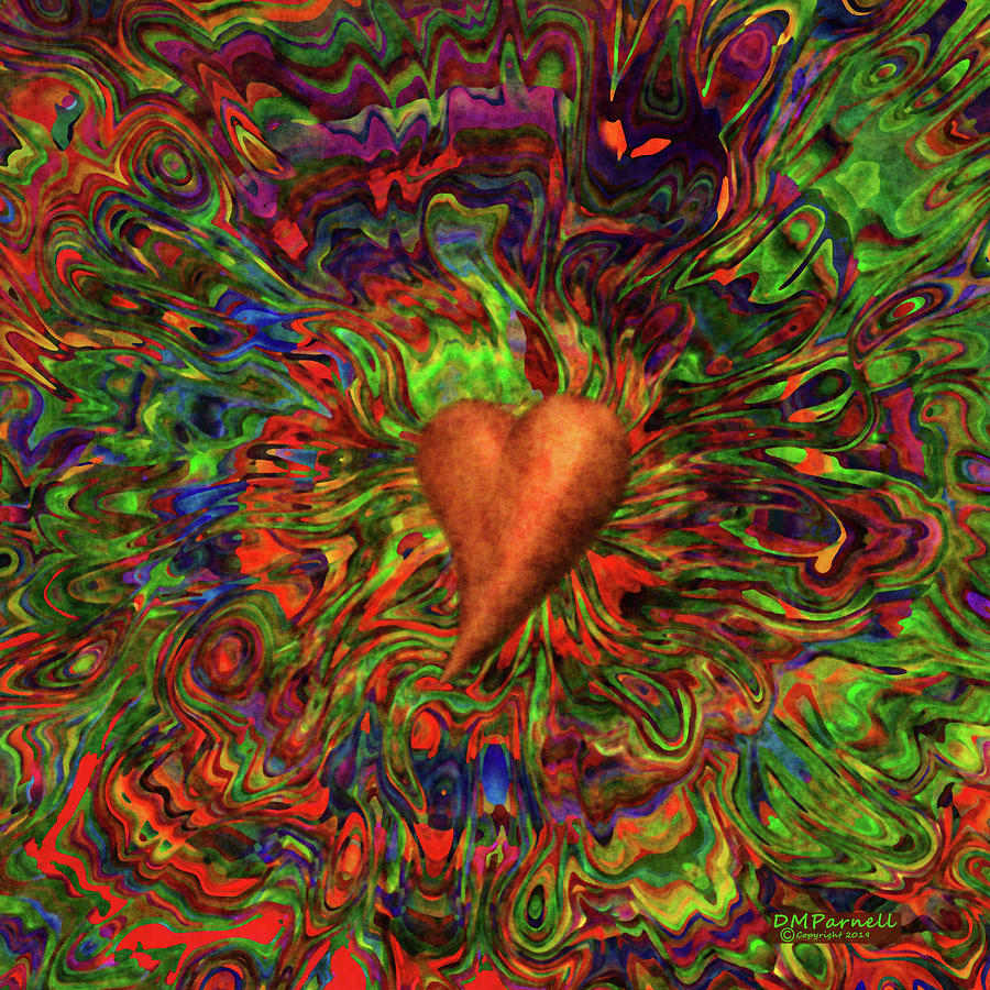 A Healing Heart Digital Art by Diane Parnell - Fine Art America