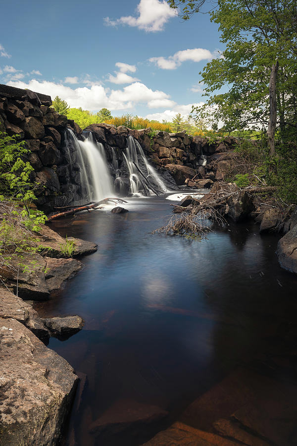 A hidden waterfall Photograph by Brian Hale