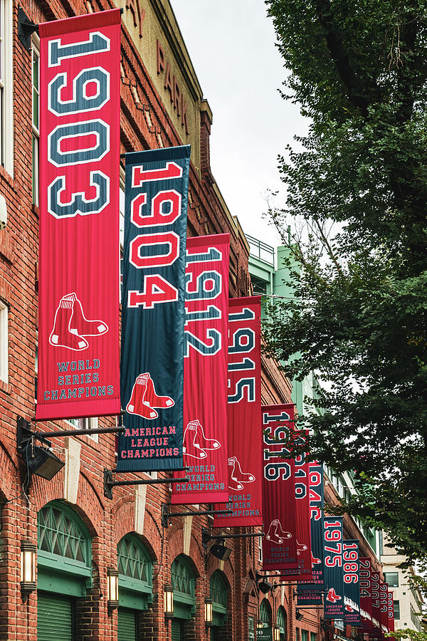A History Of Winning - Fenway Park Banners Photograph