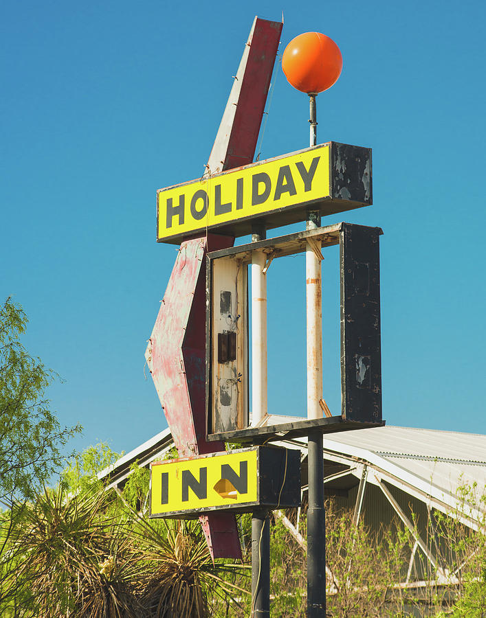 Vintage Photograph - A Holiday Inn Vacation by Sonja Quintero