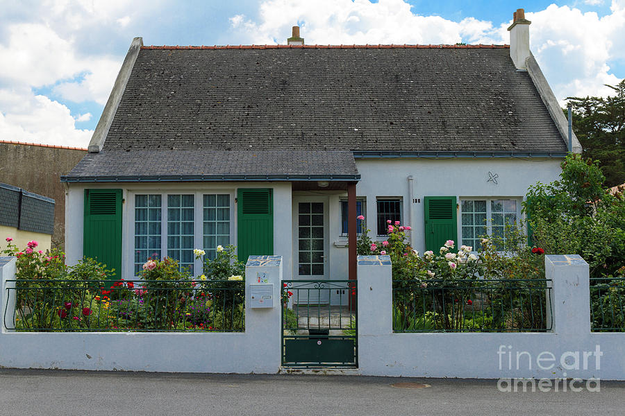A Home in Billiers, Brittany, France Photograph by Elaine Teague