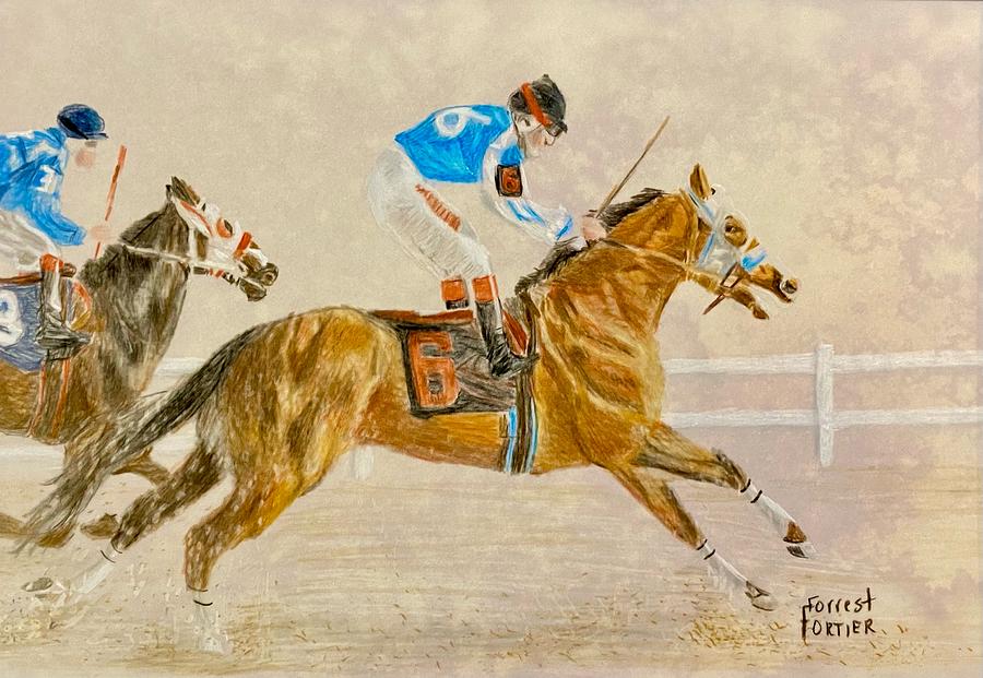 A Horse Ahead Painting by Forrest Fortier