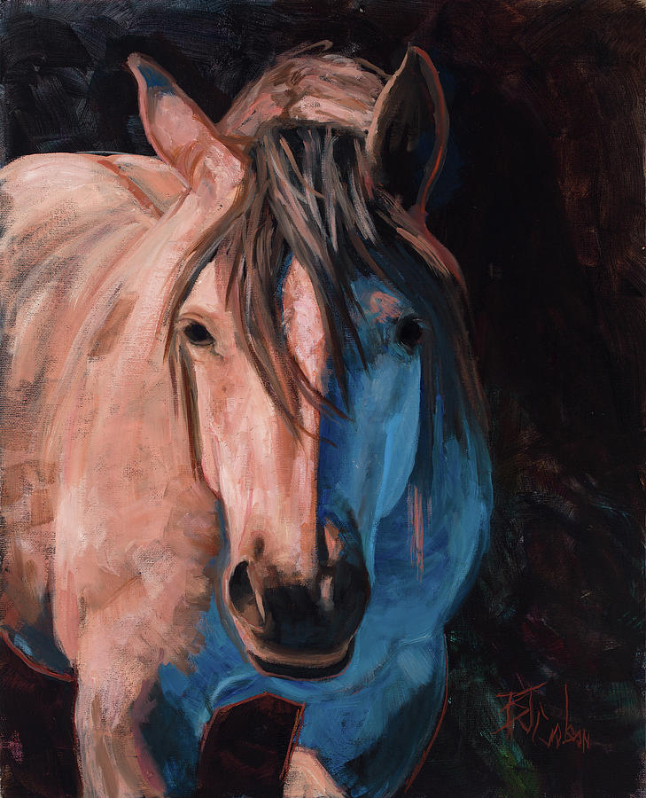 Buckskin Painting - A Horse of a Different Color by Billie Colson