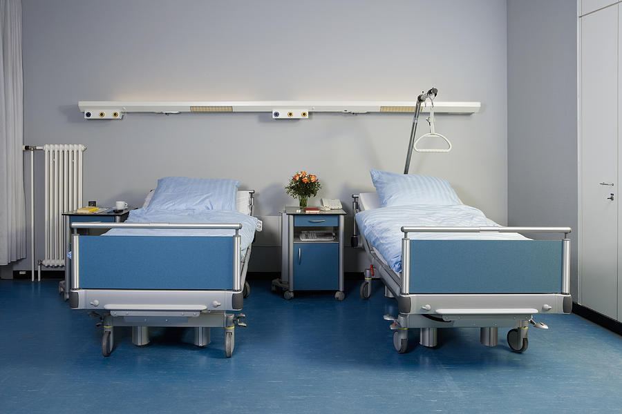 A hospital ward Photograph by fStop Images - Halfdark