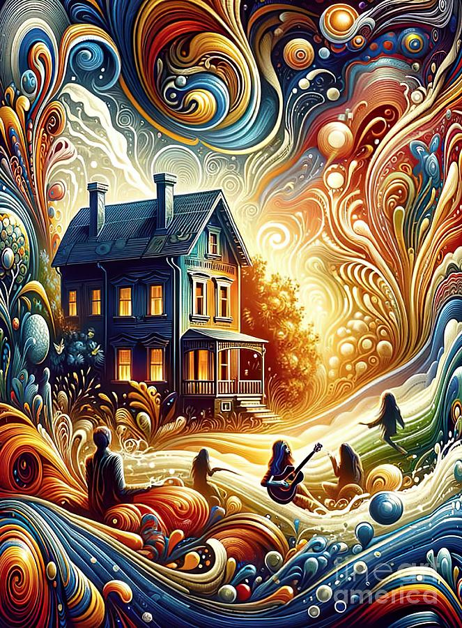 A House is Not a Home, music poster Digital Art by Movie World Posters