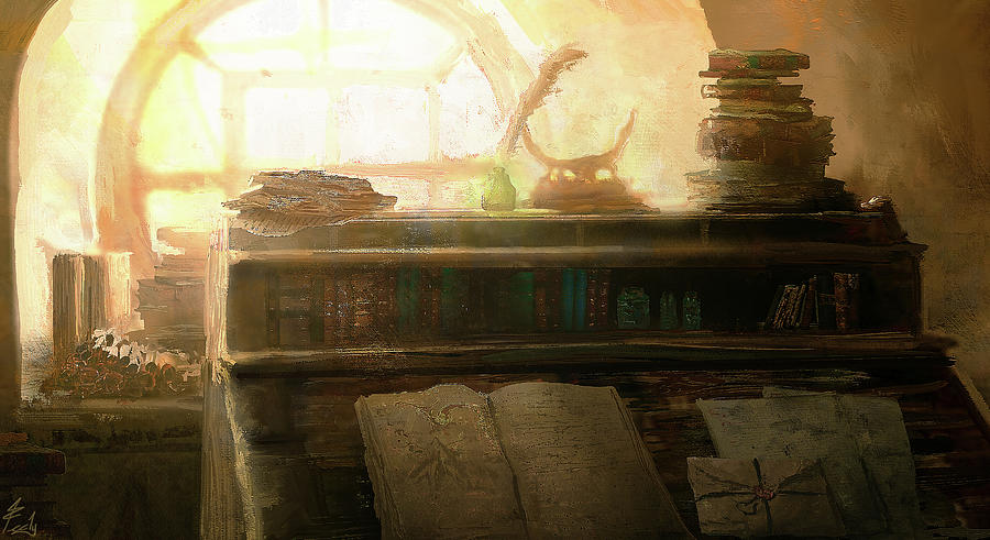 A Humble Study Painting by Joseph Feely
