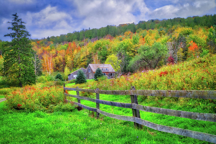A Kaleidoscope of Fall Colors in the Finger Lakes Photograph by Lynn Bauer