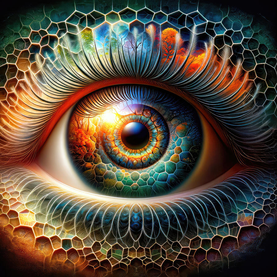A Kaleidoscope Vision Digital Art by Bill And Linda Tiepelman
