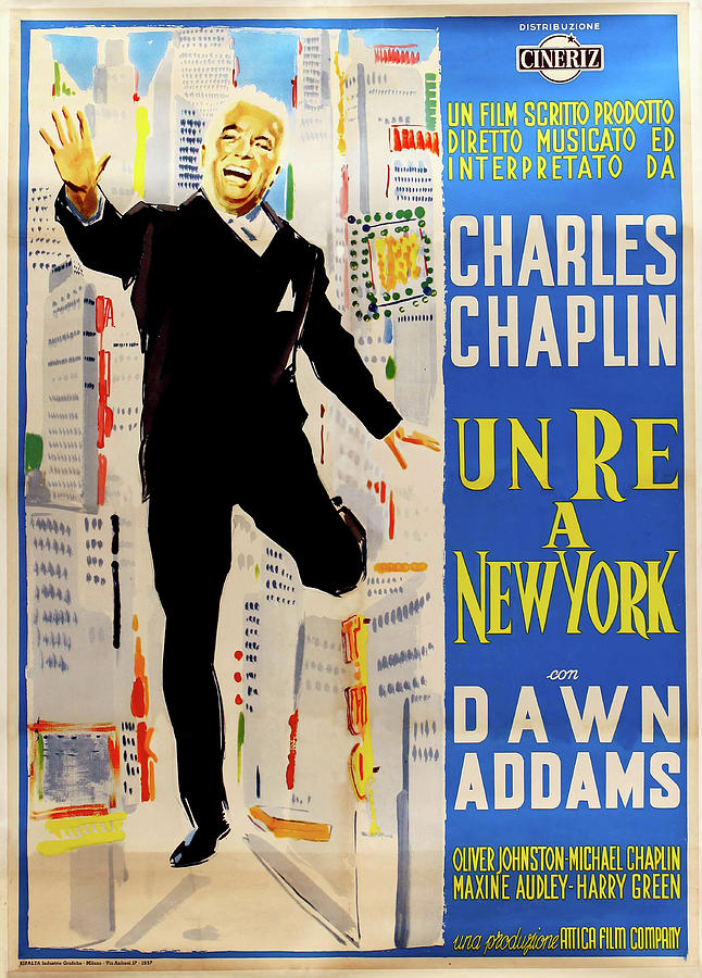 A King in New York, 1957 Mixed Media by Movie World Posters