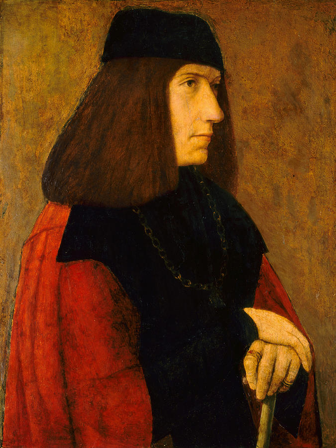 A Knight of the Golden Fleece Painting by Attributed to Jean Perreal