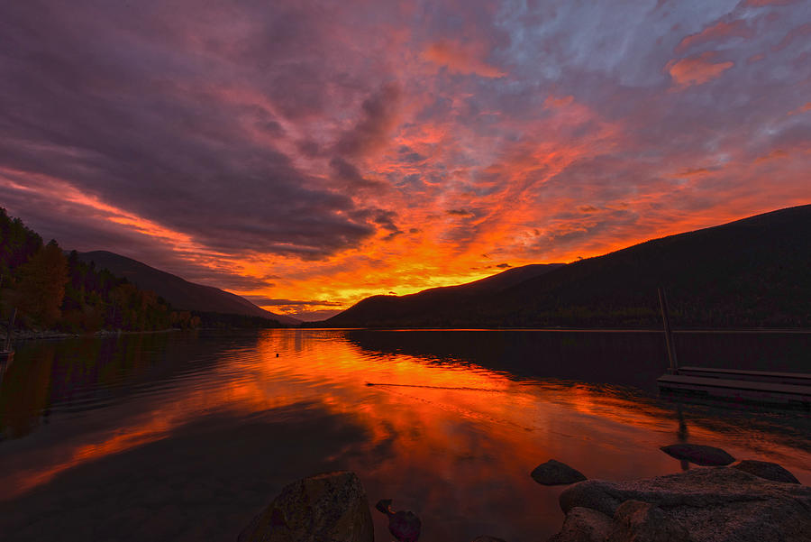 A Kootenay Rockies Sunrise Photograph by Joy McAdams