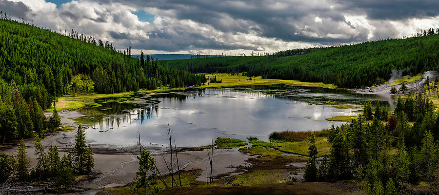 A Lake in Yellowstone Photograph by Don Hoekwater Photography