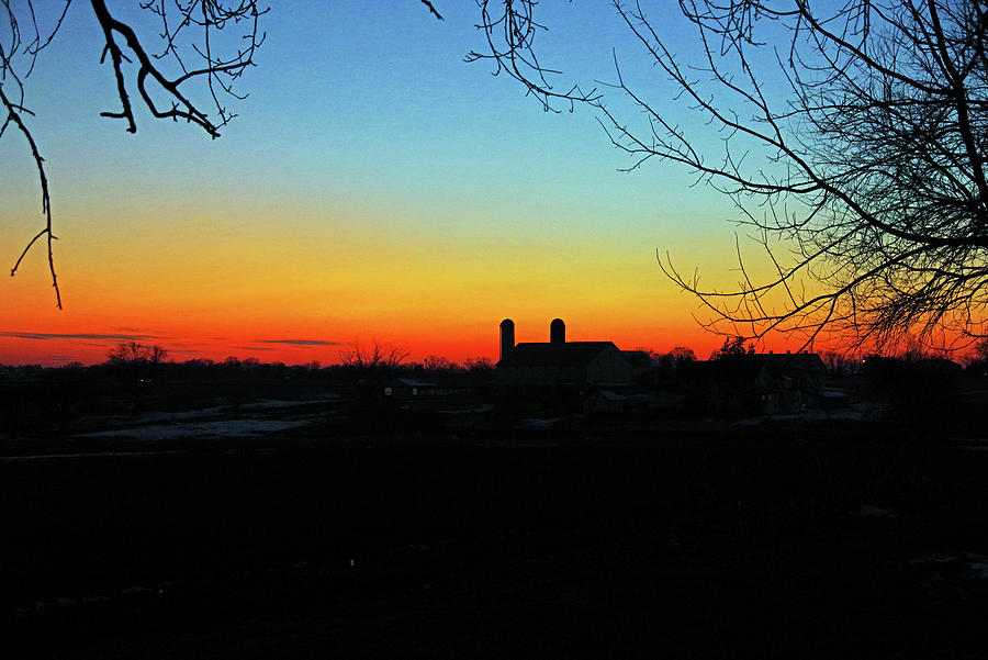 A Lancaster County Sunset Photograph by Greg Graham