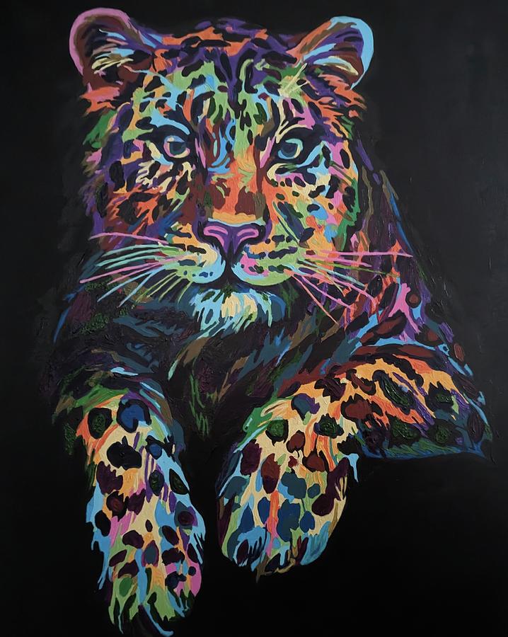 A Leopard Can Change Its Spots Painting by Joanna Smith