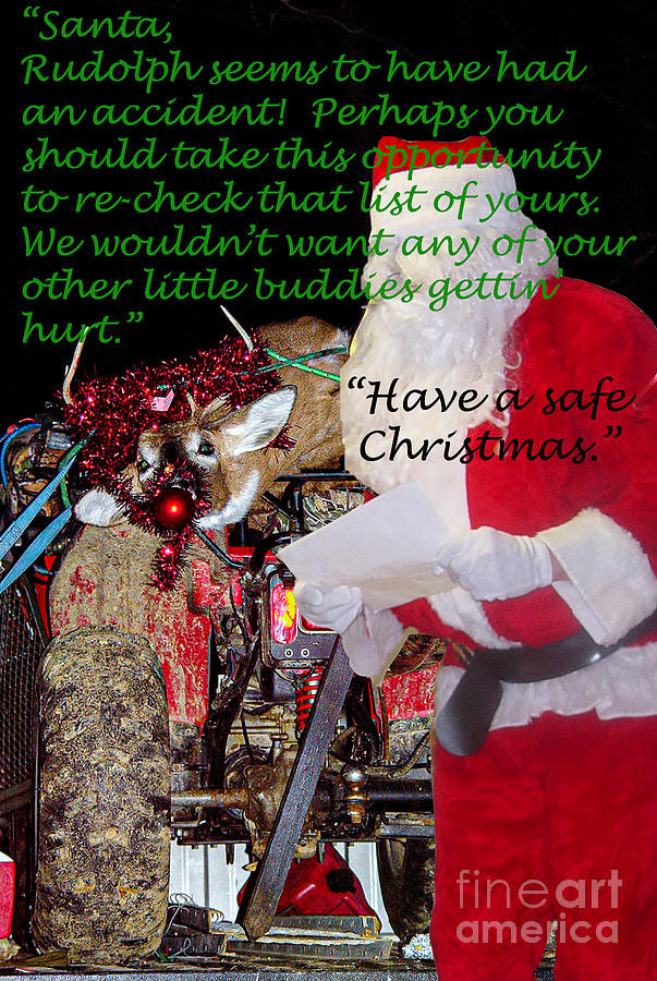 Christmas Card Photograph - A Letter for Santa by Broken Soldier Christmas Card Photograph - A Letter for Santa by Broken Soldier