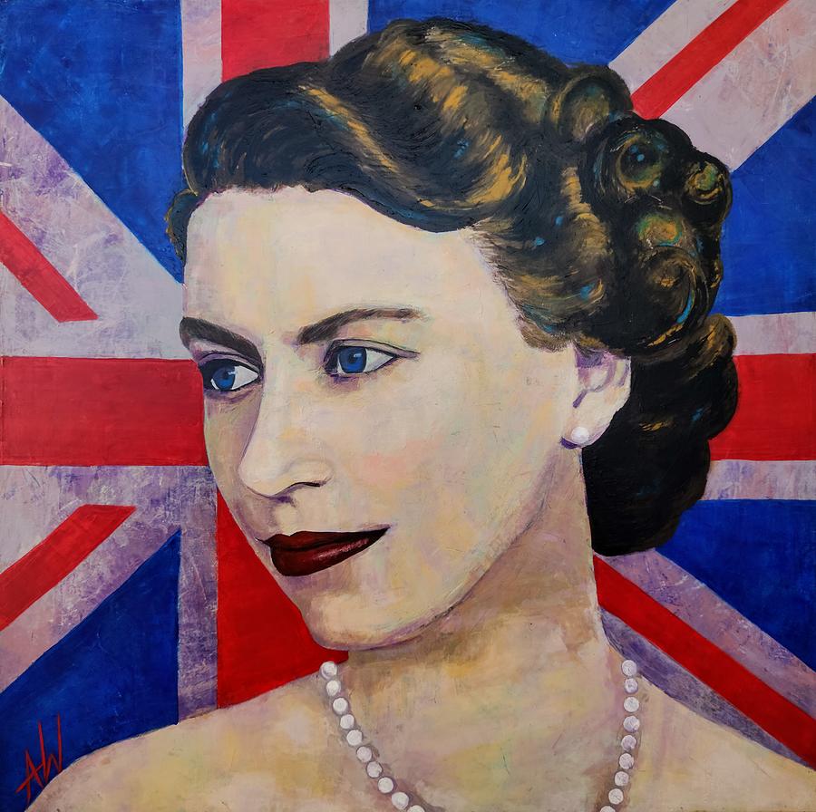 Queen Painting - A Life Extraordinary by Angie Wright