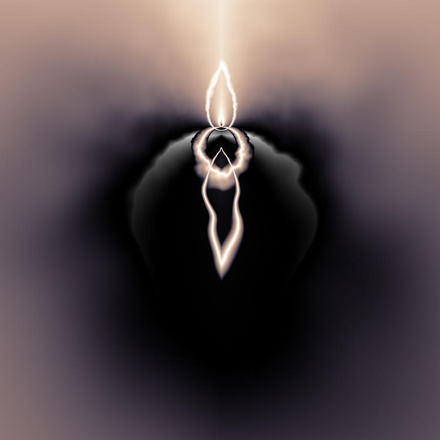 A Light in Darkness Digital Art by Vic Eberly