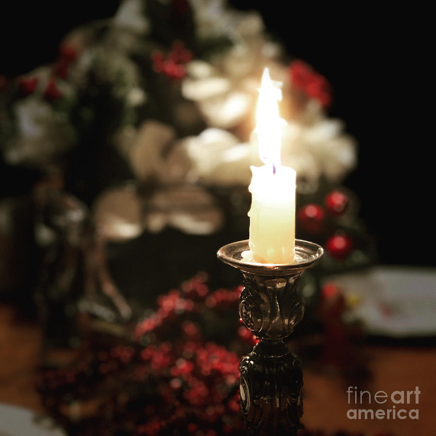 A Light of Christmas Photograph by Jenny Revitz Soper