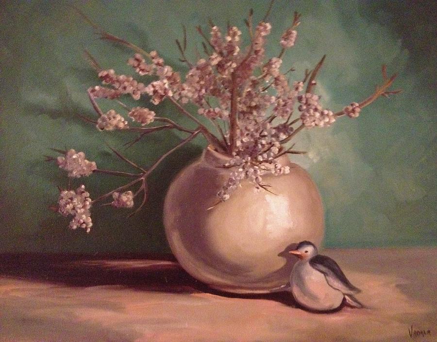 A Little Bird Painting by Judy Rixom