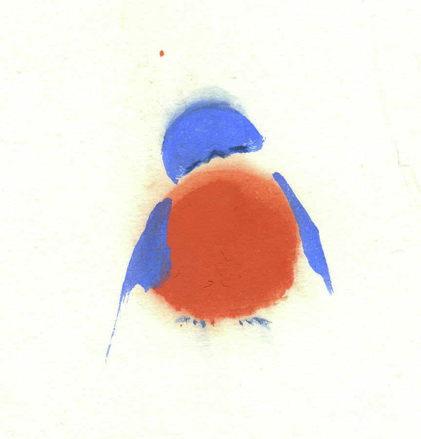 A Little Bluebird I Painting by Mui-Joo Wee