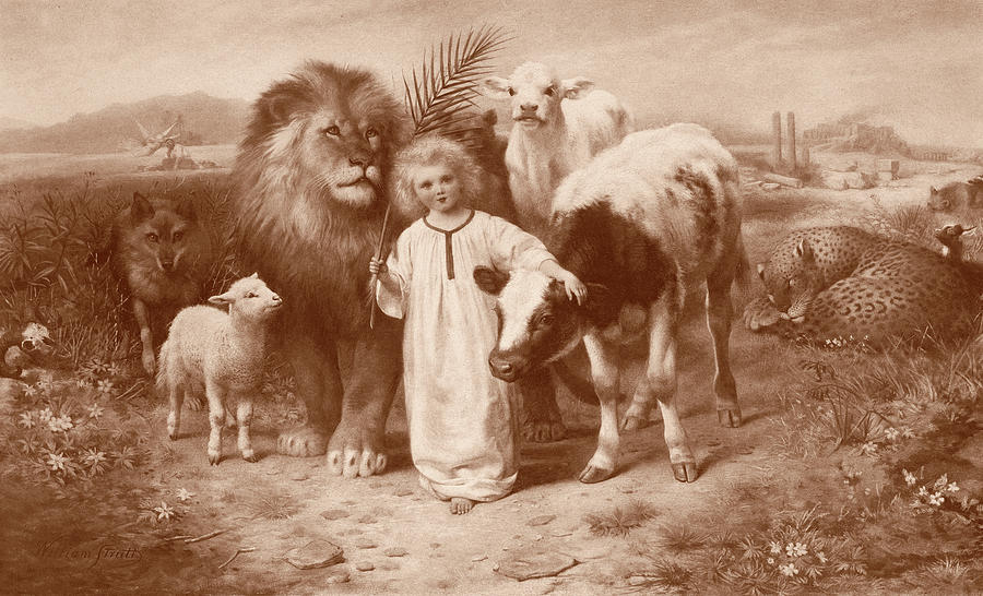Jesus Christ Painting - A Little Child Shall Lead Them, 1896 by William Strutt