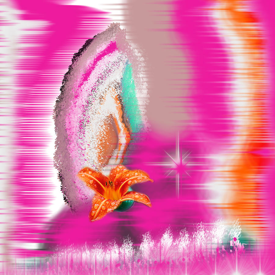 A Little Lily Digital Art