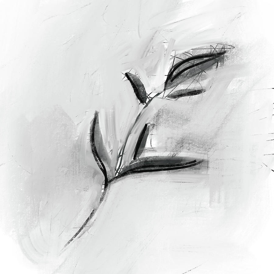 A Little Tenderness 1 - Minimal Abstract Painting Digital Art