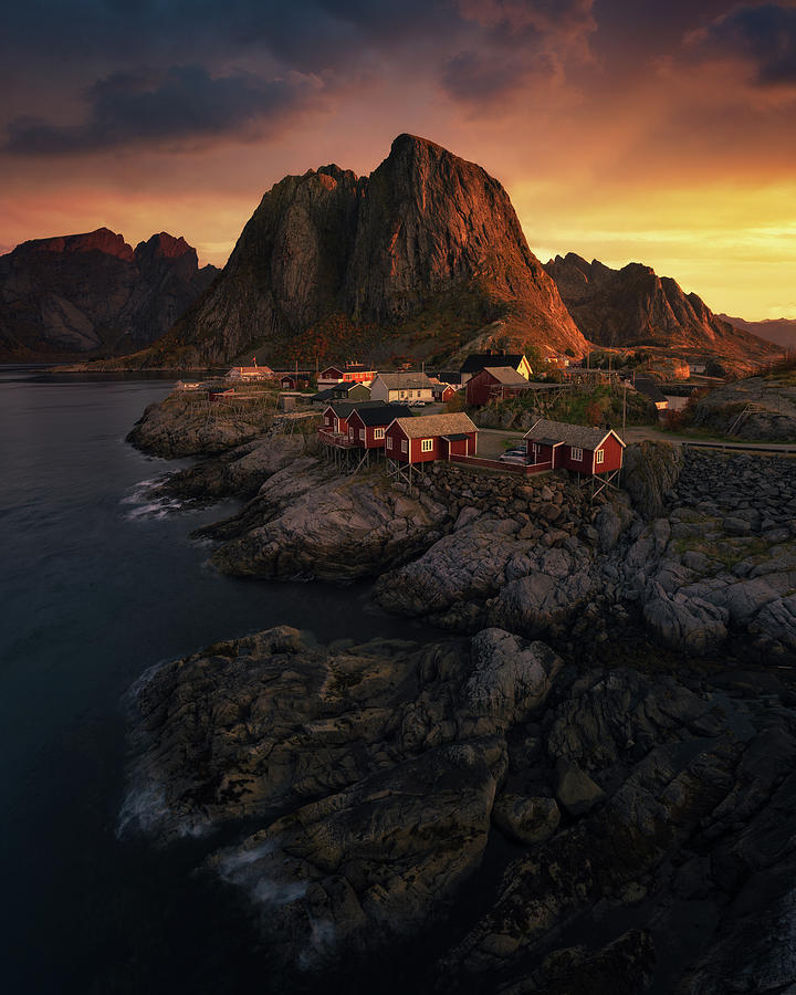 Cabin Photograph - A Lofoten Islands Classic by Tor-Ivar Naess