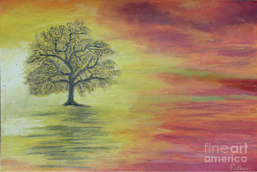 A Lone Tree Painting