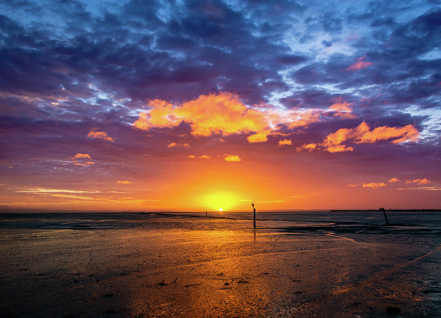 A Lonely Sunset Photograph by Jon Luken - Fine Art America