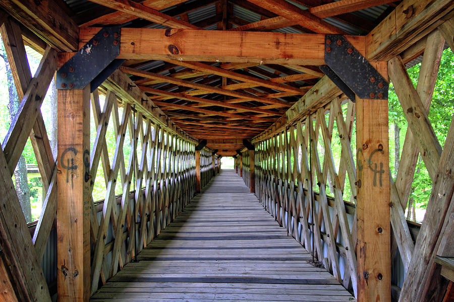 A Look Down the Bridge Photograph by George Taylor