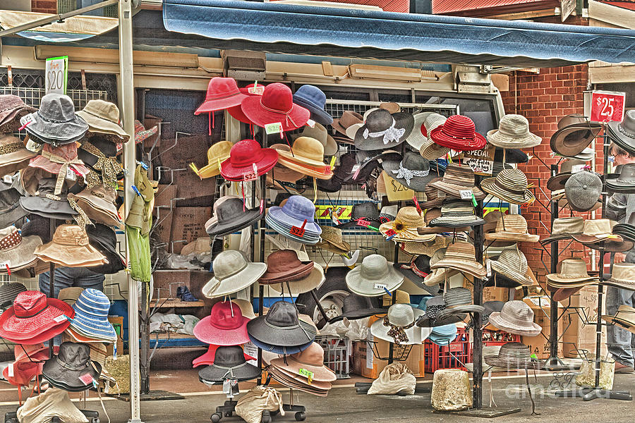 A Lot of Hats Photograph by Elaine Teague