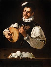 A lute player Painting by Caravaggio
