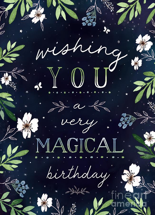 A Magical Birthday Painting by Elizabeth Robinette Tyndall