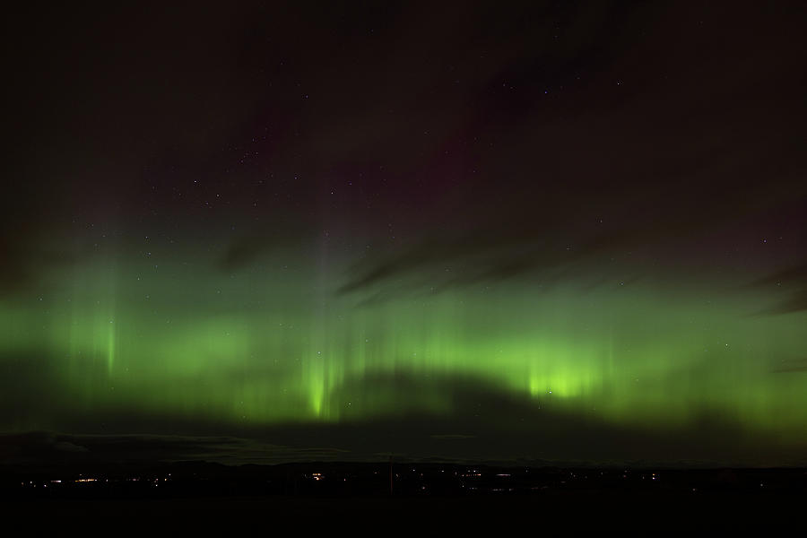 A magical display of the northern lights from central Scotland ...