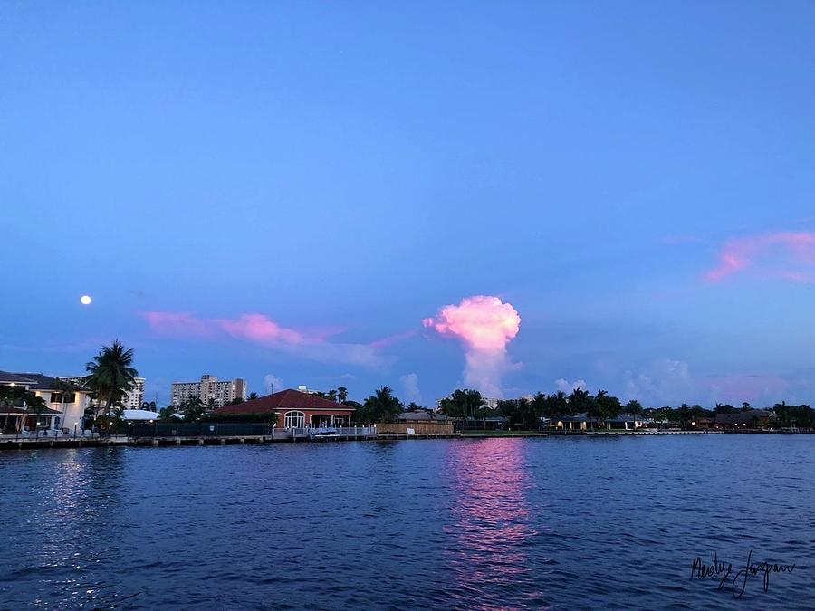 A Magical Evening in Fort Lauderdale Photograph by Medge Jaspan