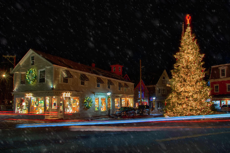 A Maine Christmas Photograph by Joann Vitali