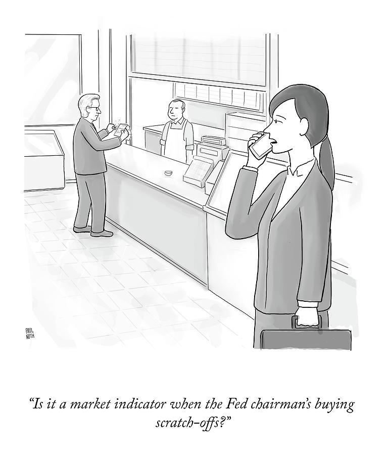 A Market Indicator Drawing by Paul Noth