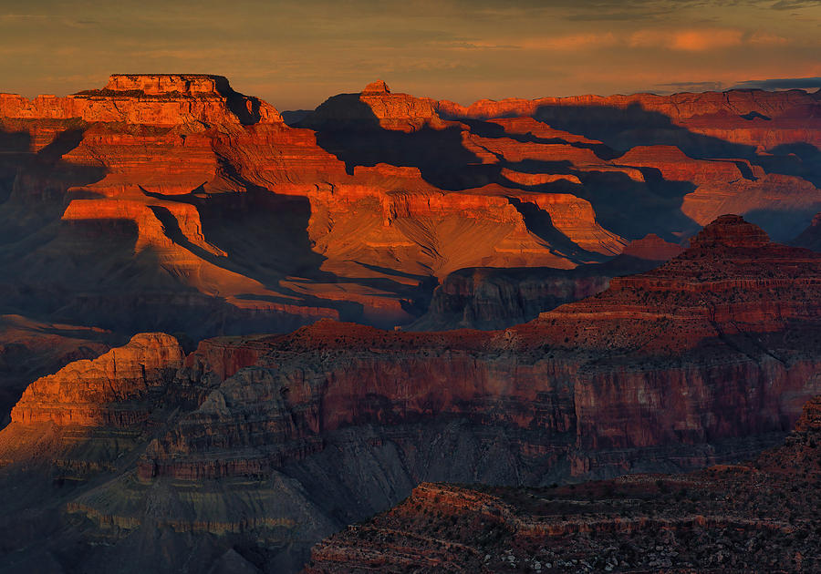A Mather Point Sunset  Photograph by Stephen Vecchiotti