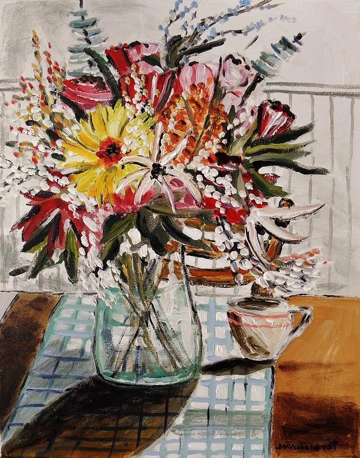 A May Bouquet Painting by John Williams