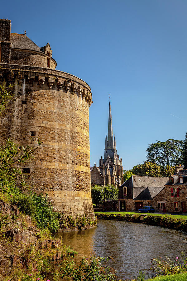 A Medieval Fortress and its Church Photograph by W Chris Fooshee