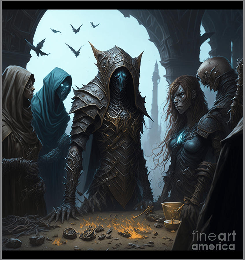 A Meeting of Diabolic Minds Digital Art by Joseph Jackowski - Fine Art ...