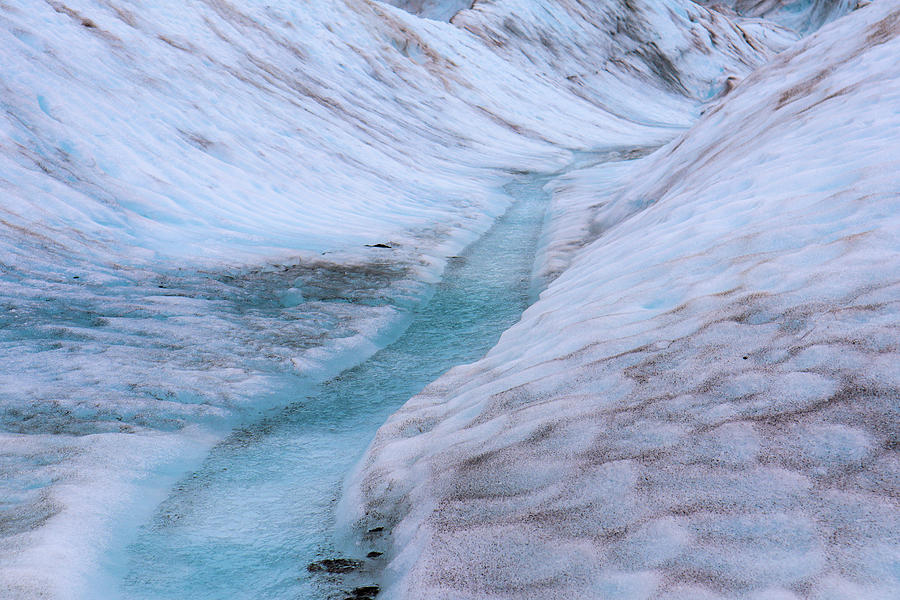 A Mendenhall Glacier Stream  Photograph by Ed Williams