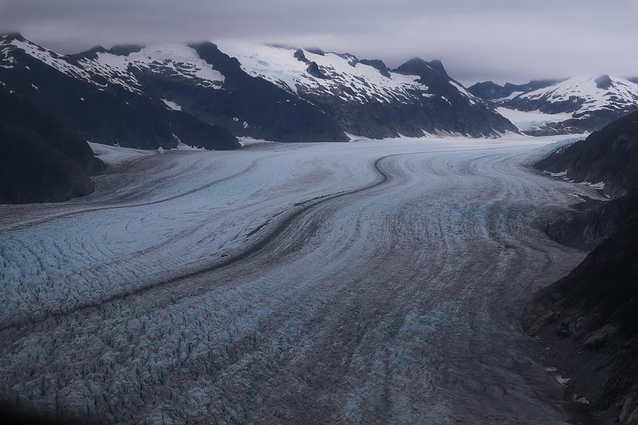 A Mendenhall Glacier Stretch Photograph by Ed Williams