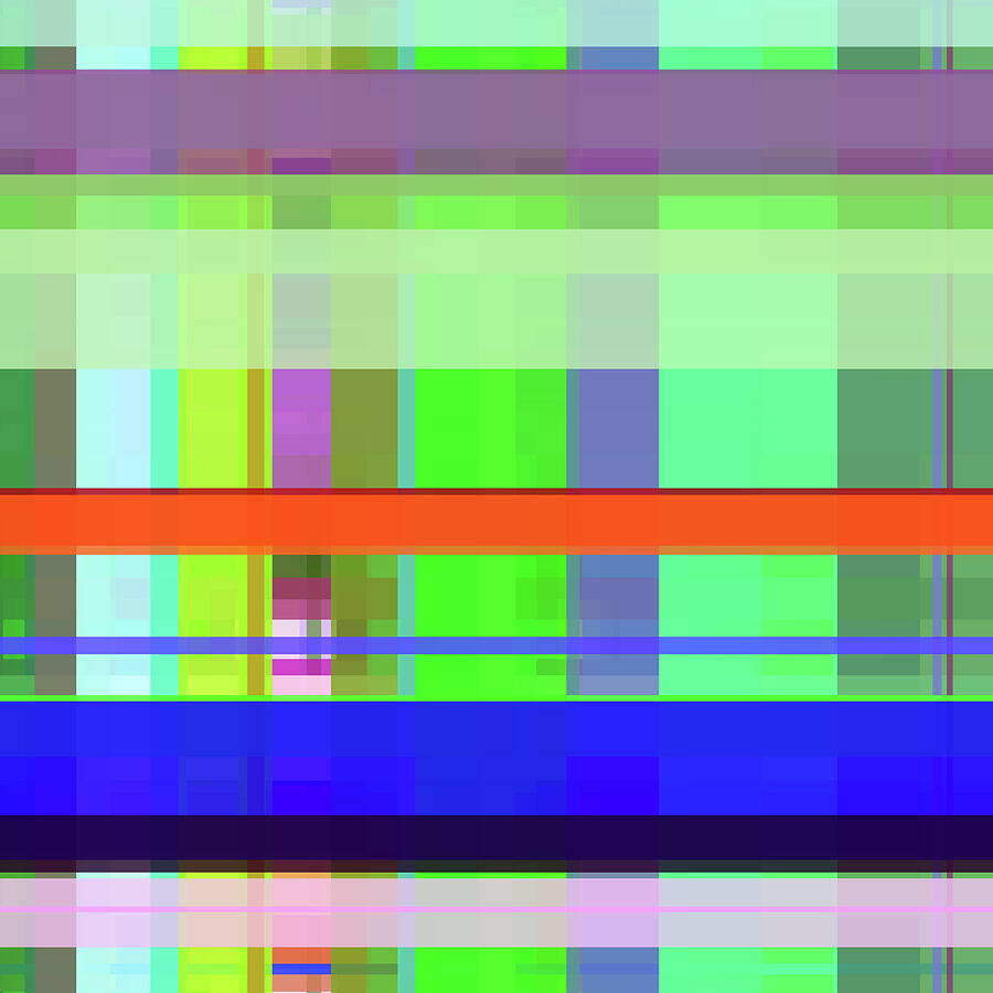 A Modernist Stained Glass Window 6 Digital Art by Coded Images A Modernist Stained Glass Window 6 Digital Art by Coded Images