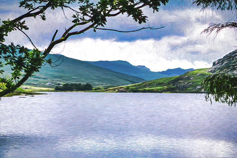 A Moment Lake View Wales Digital Art by LGP Imagery